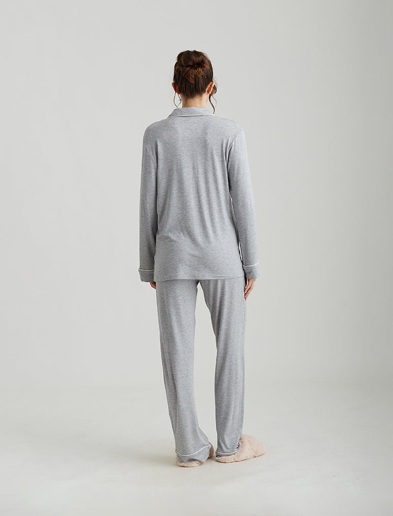 Kate Modal Soft Full Length PJ Set
