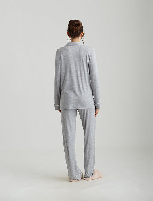 Kate Modal Soft Full Length PJ Set
