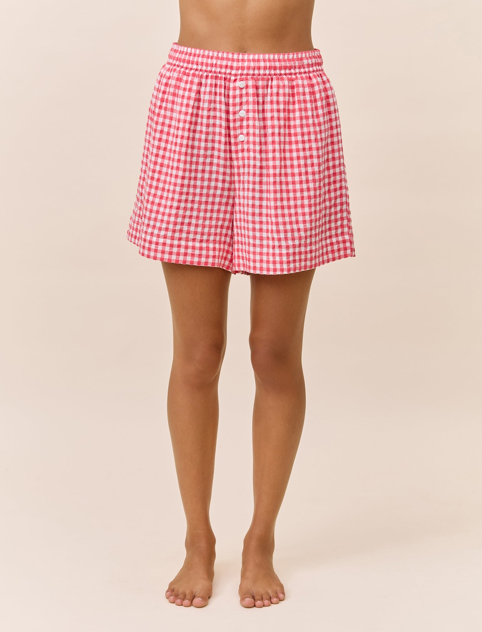Seersucker Gingham Boxer Short
