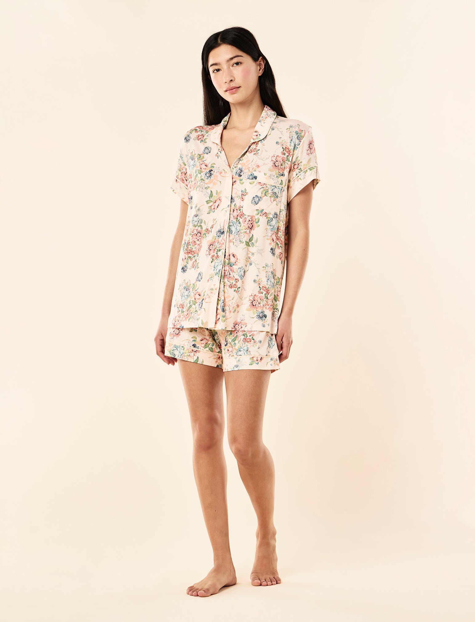 Kate Modal Soft Boxer PJ Set