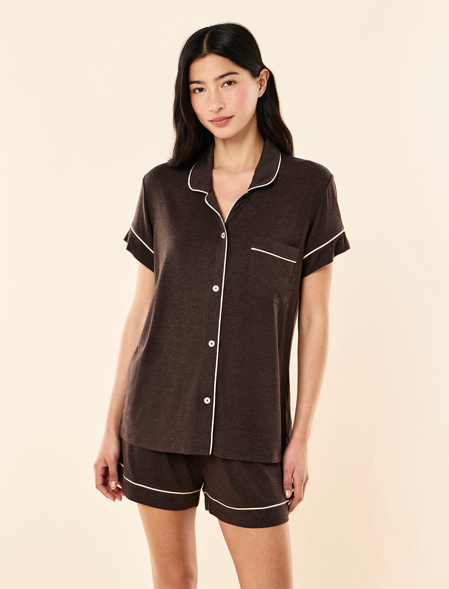Kate Modal Soft Boxer PJ Set