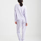 Super Soft Waffle V-Neck Long Sleeve Top