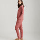 Super Soft Waffle V-Neck LS Top
