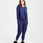 Super Soft Waffle V-Neck LS Top