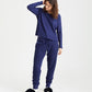 Super Soft Waffle V-Neck LS Top