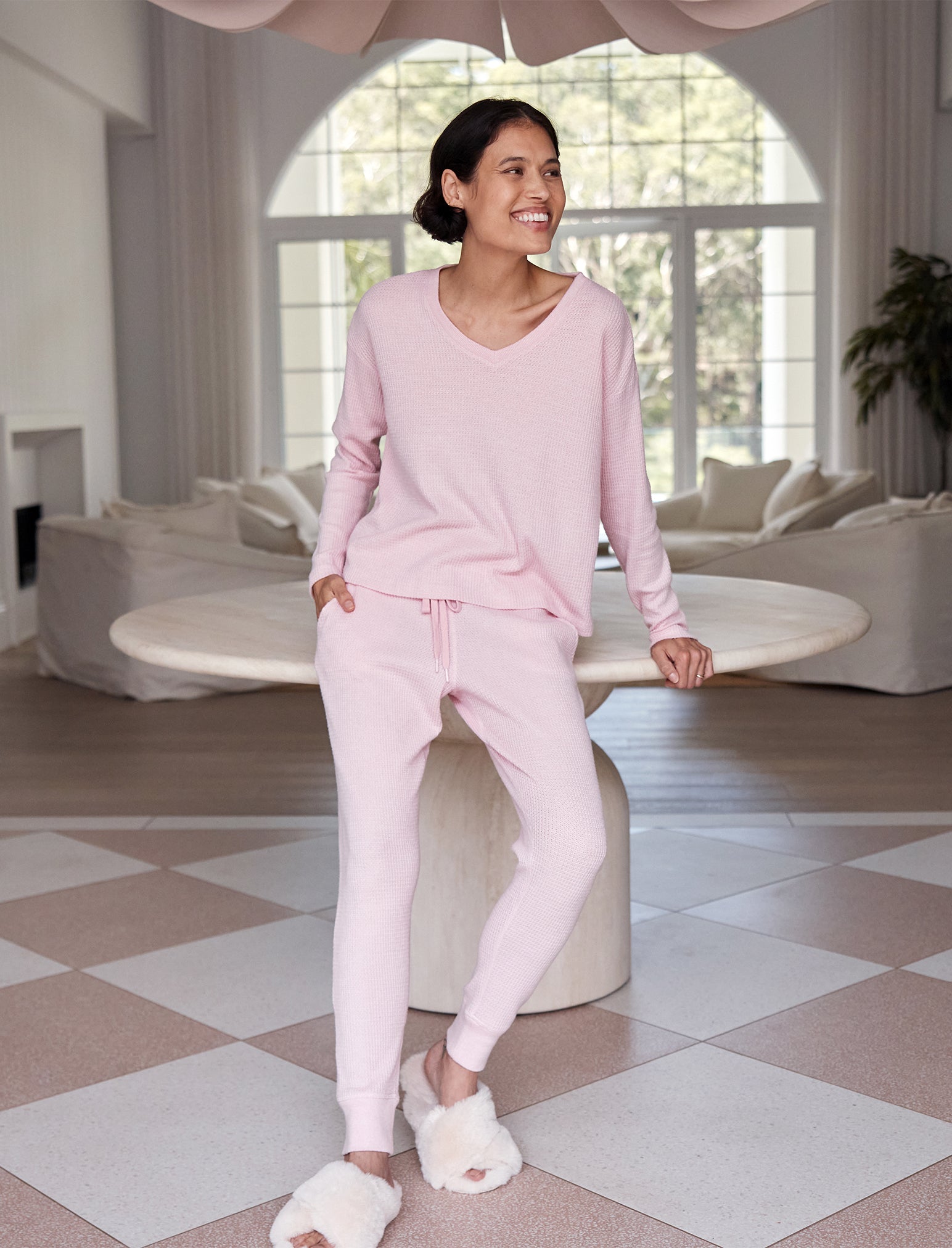 Super Soft Waffle Jogger