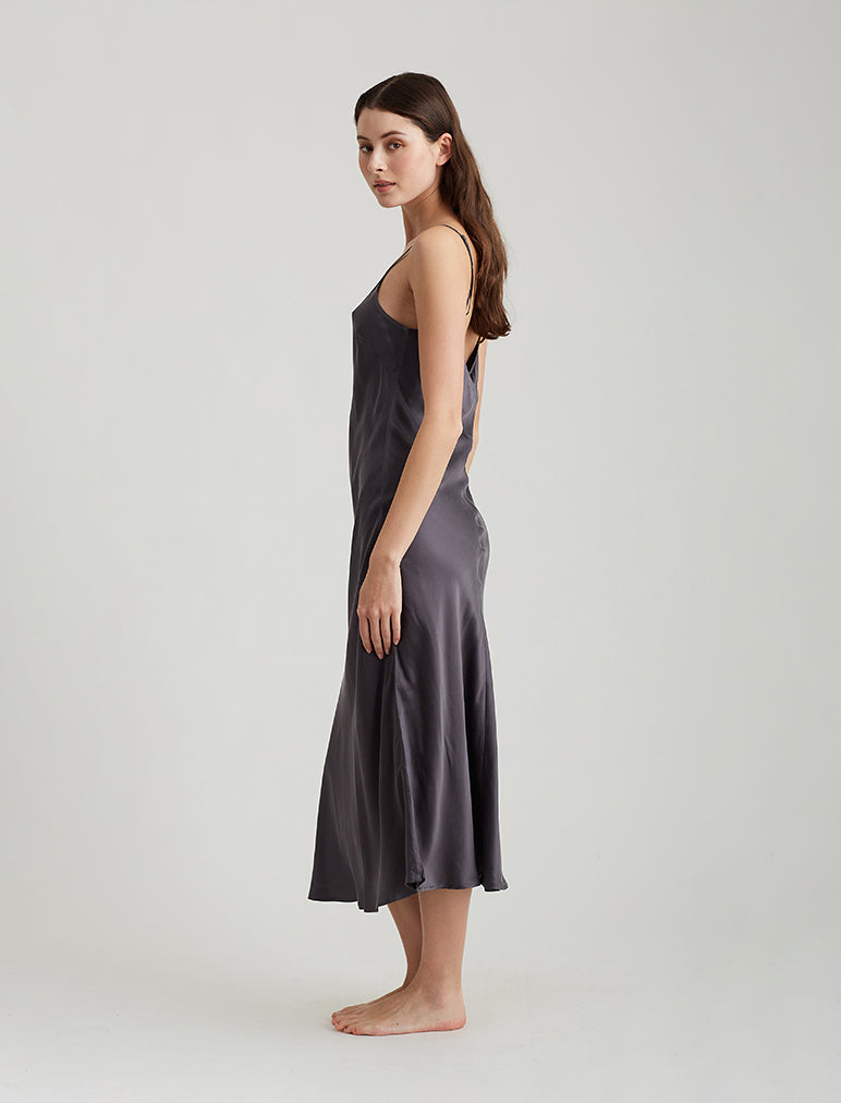 Audrey Mulberry Silk Bias Slip Papinelle SleepwearNZ
