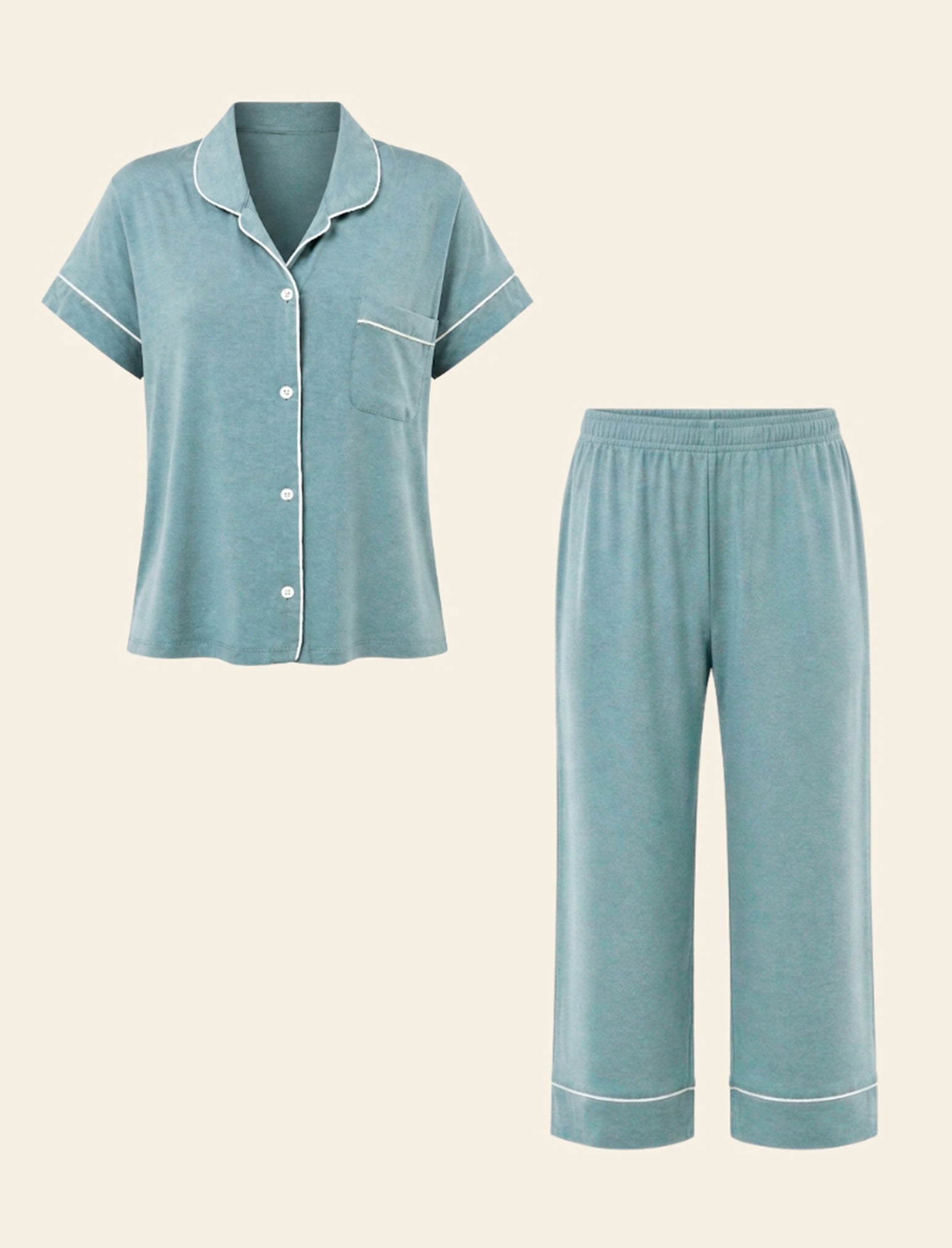 Kate Modal Soft Crop PJ Set