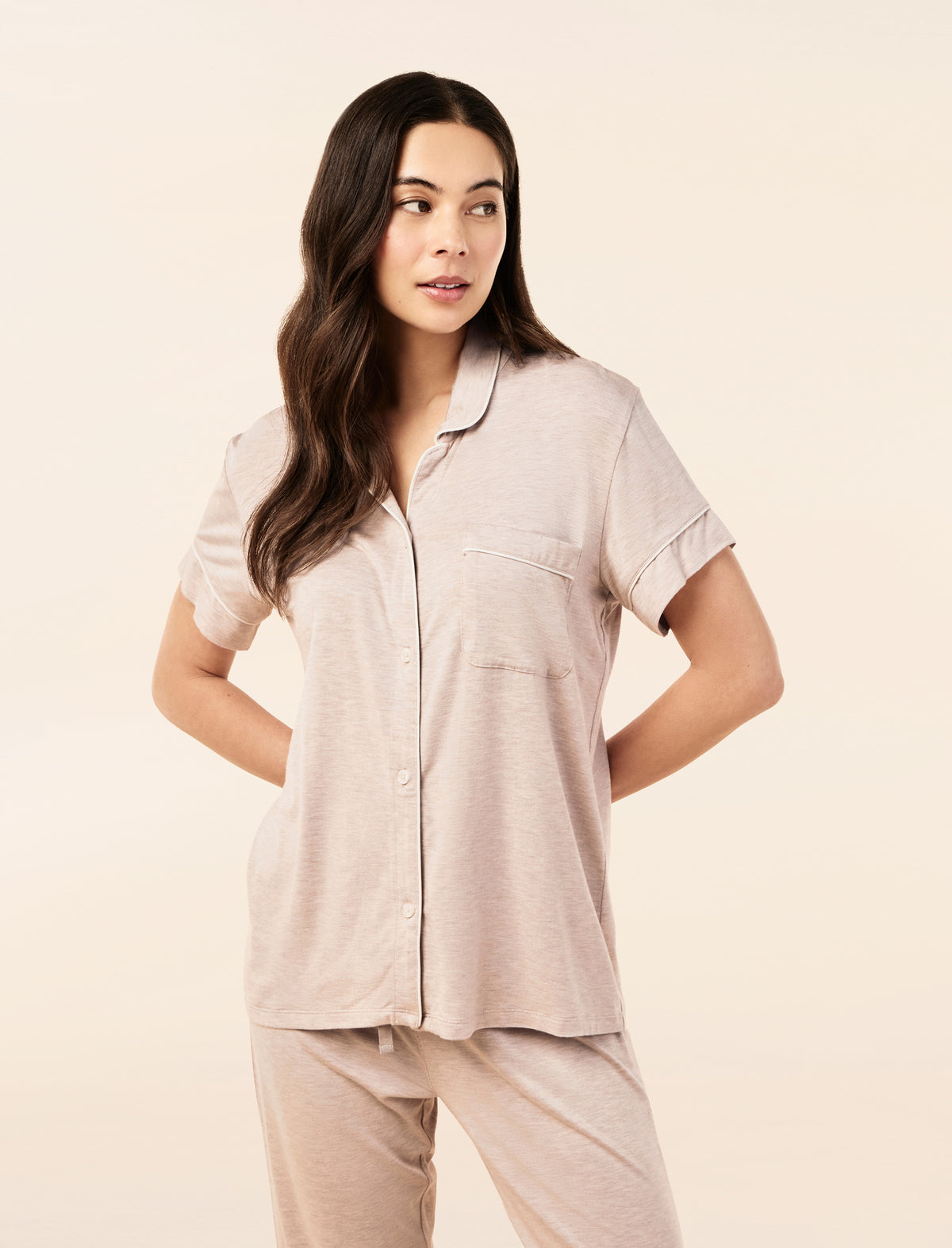 Kate Modal Soft Crop PJ Set
