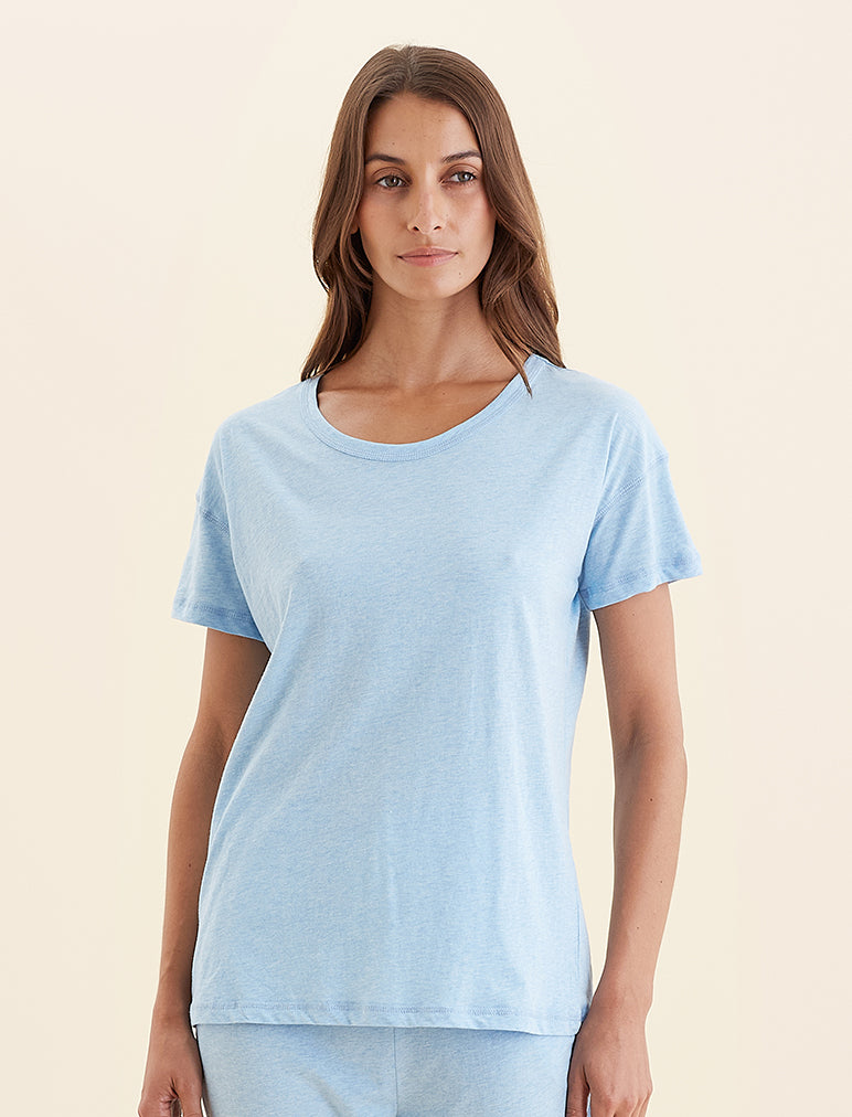 Jada Organic Cotton Knit Tee