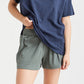 Organic Cotton Knit Tee in Navy