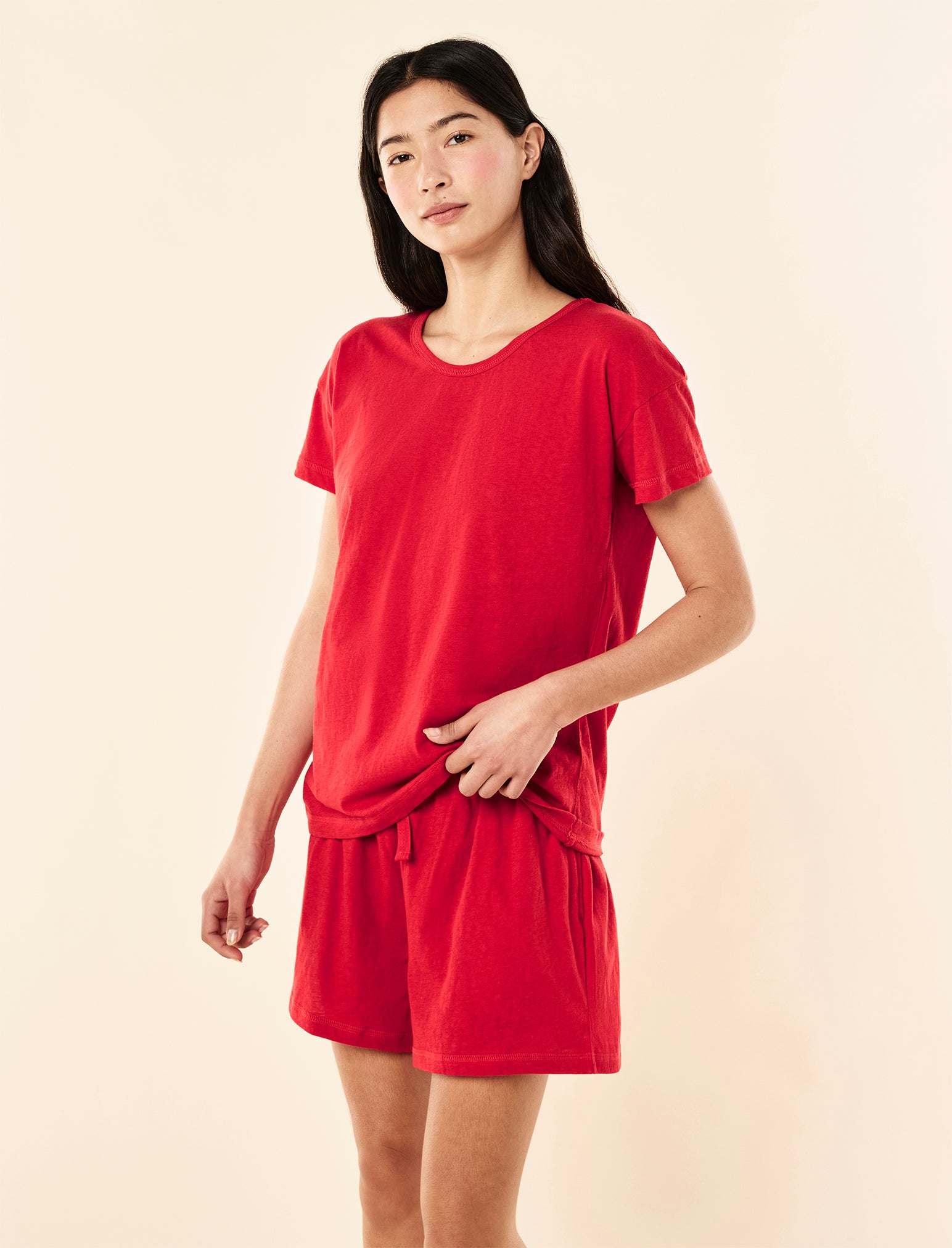 Jada Organic Cotton Knit Classic Tee