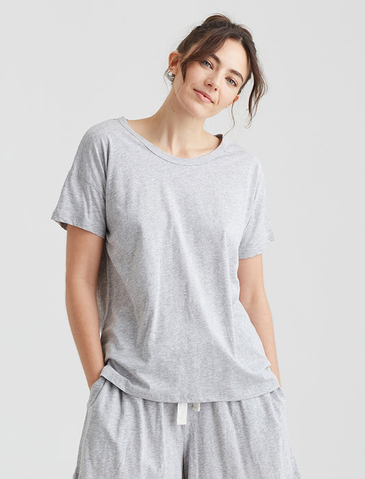 Jada Organic Cotton Knit Tee