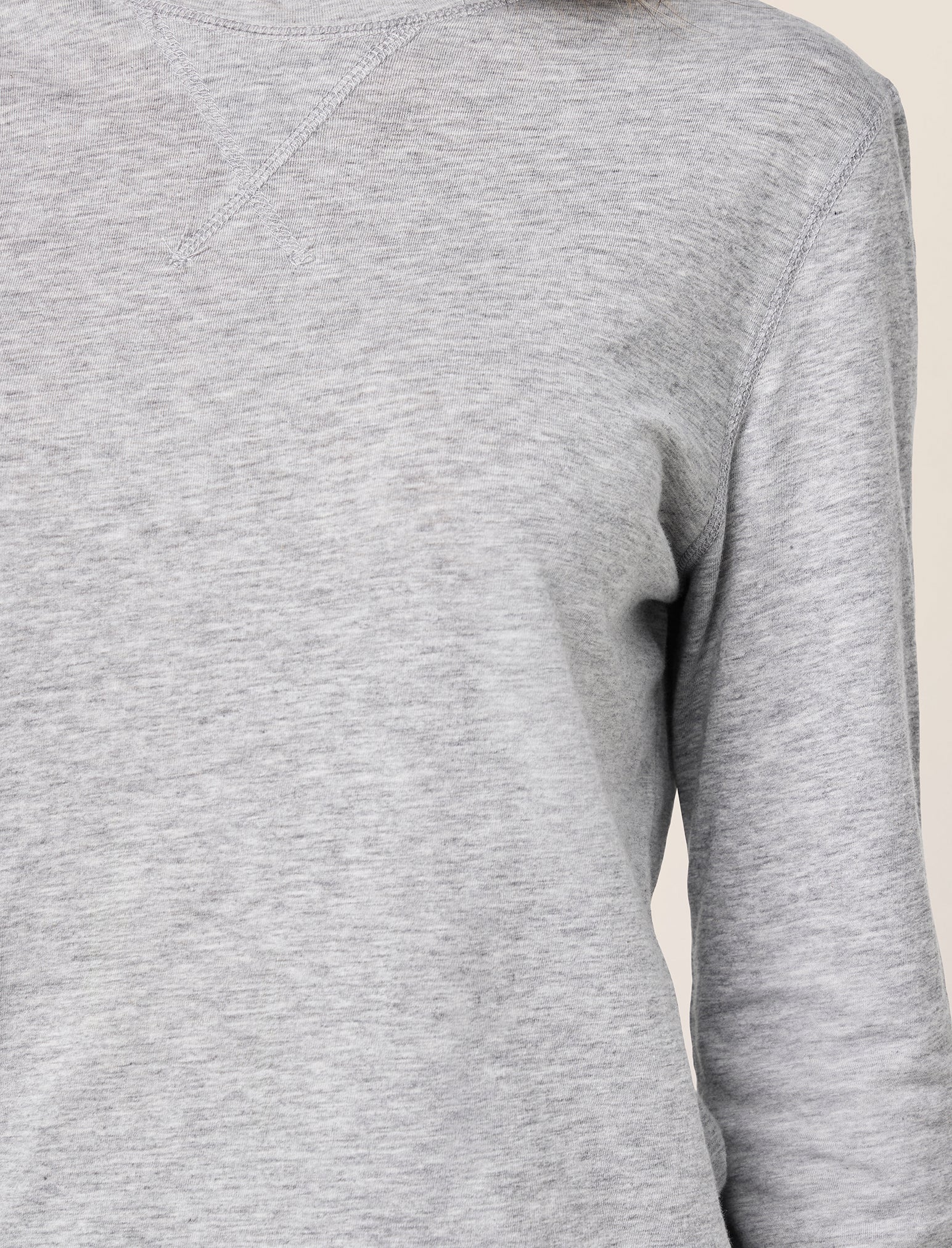 Jada Organic Cotton Knit Long Sleeve Tee