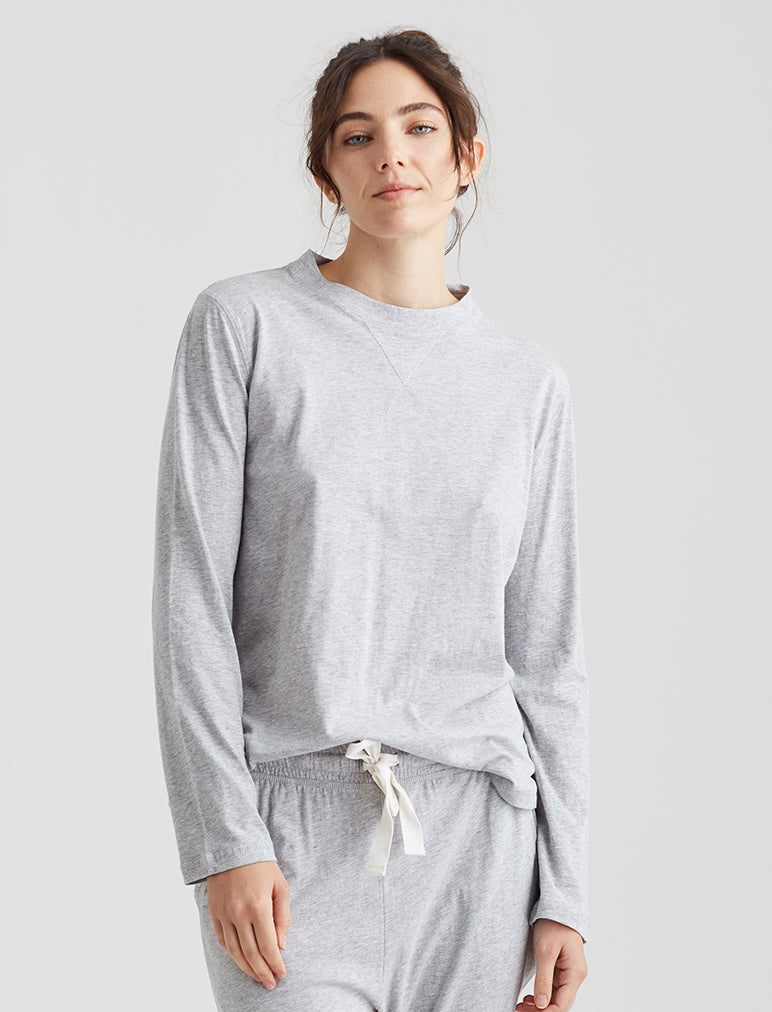 Jada Organic Cotton Knit LS Tee