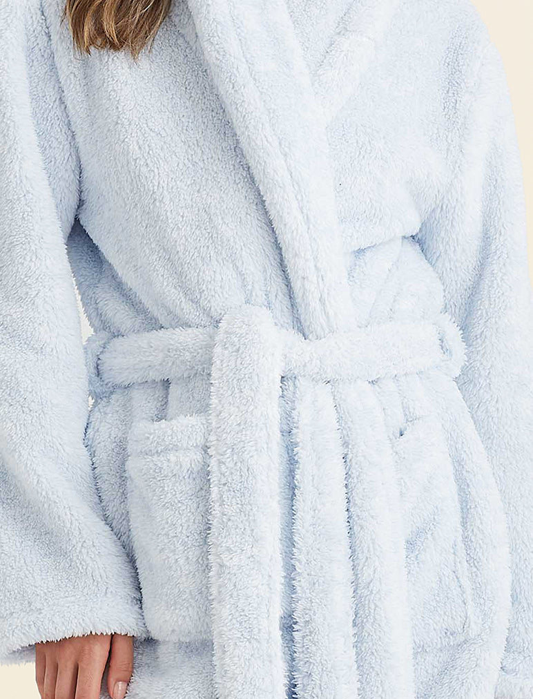 Ladies Fluffy Dressing Gown Cosy Lightweight Posh Full Length Bathrobe  Winter Warm Pure Colour Bath Robe Wrap Housecoat Nightwear | Fruugo NZ