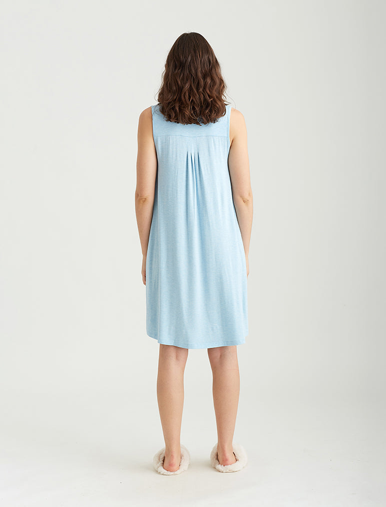 Kate Modal Soft Pleat Front Curved Nightie