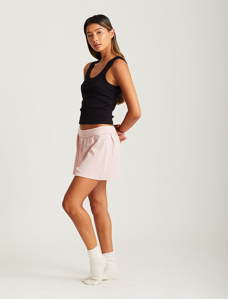 Milla Semi Crop Rib Tank