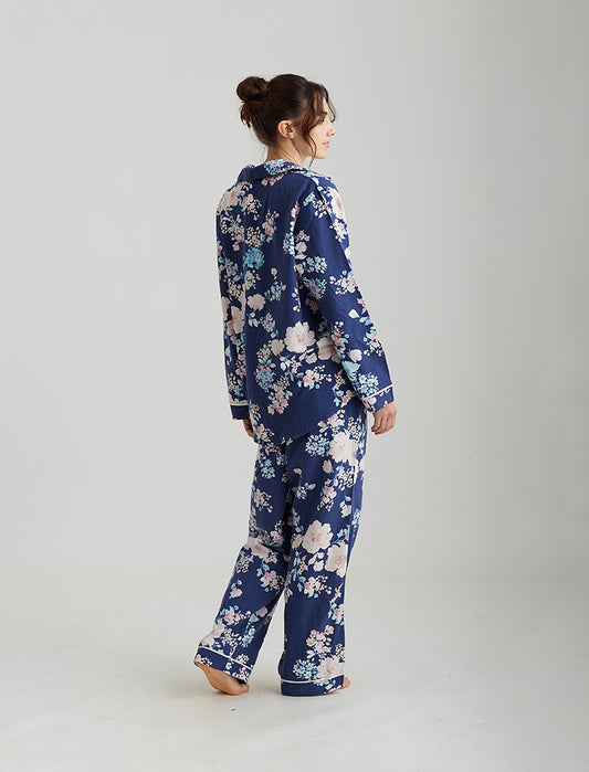 Alice Floral PJ in Navy