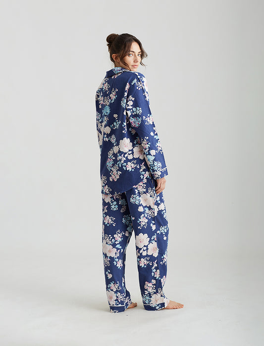 Alice Floral PJ in Navy