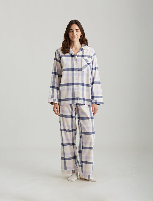 Organic Cotton Plaid PJ