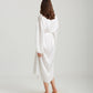 Camille Silk Lace Maxi Robe