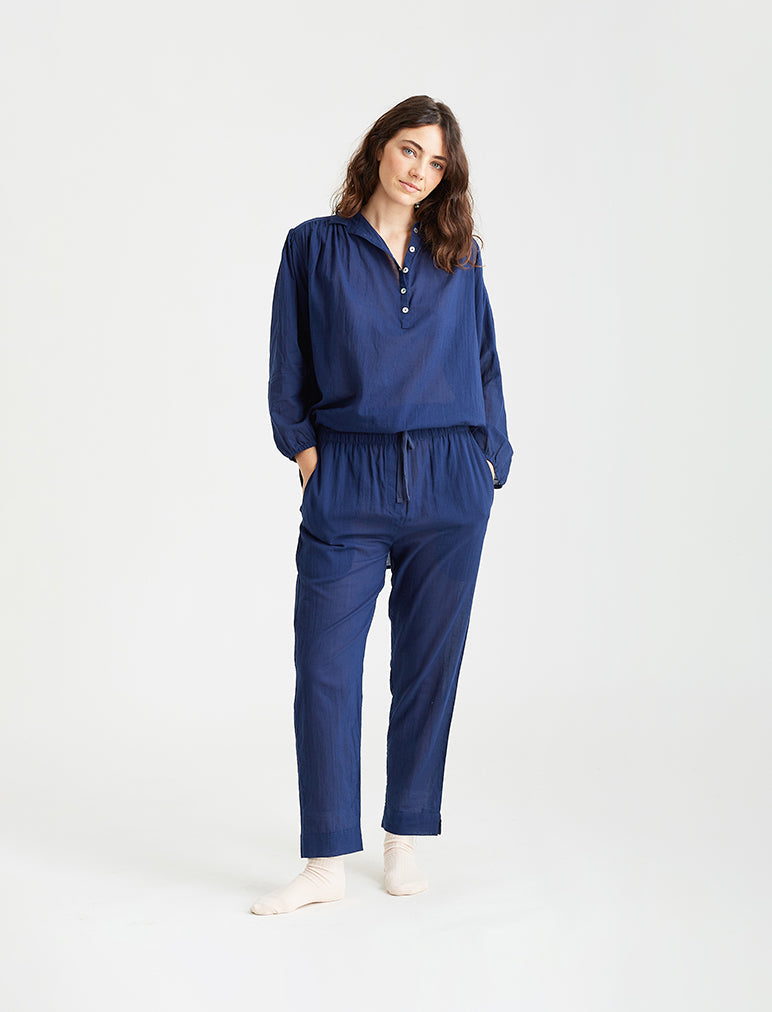 Emma Full Length Cotton PJ Set