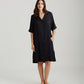 Audrey Silk Short Sleeve Nightshirt