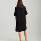 Audrey Silk Short Sleeve Nightshirt