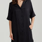 Audrey Silk Short Sleeve Nightshirt