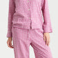 Seersucker Gingham Full Length PJs