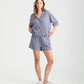 Seersucker Gingham Boxer PJ Set