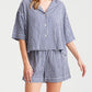 Seersucker Gingham Boxer PJ Set
