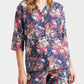Grace Floral Cotton Silk Crop PJ