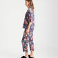 Grace Floral Cotton Silk Crop PJ