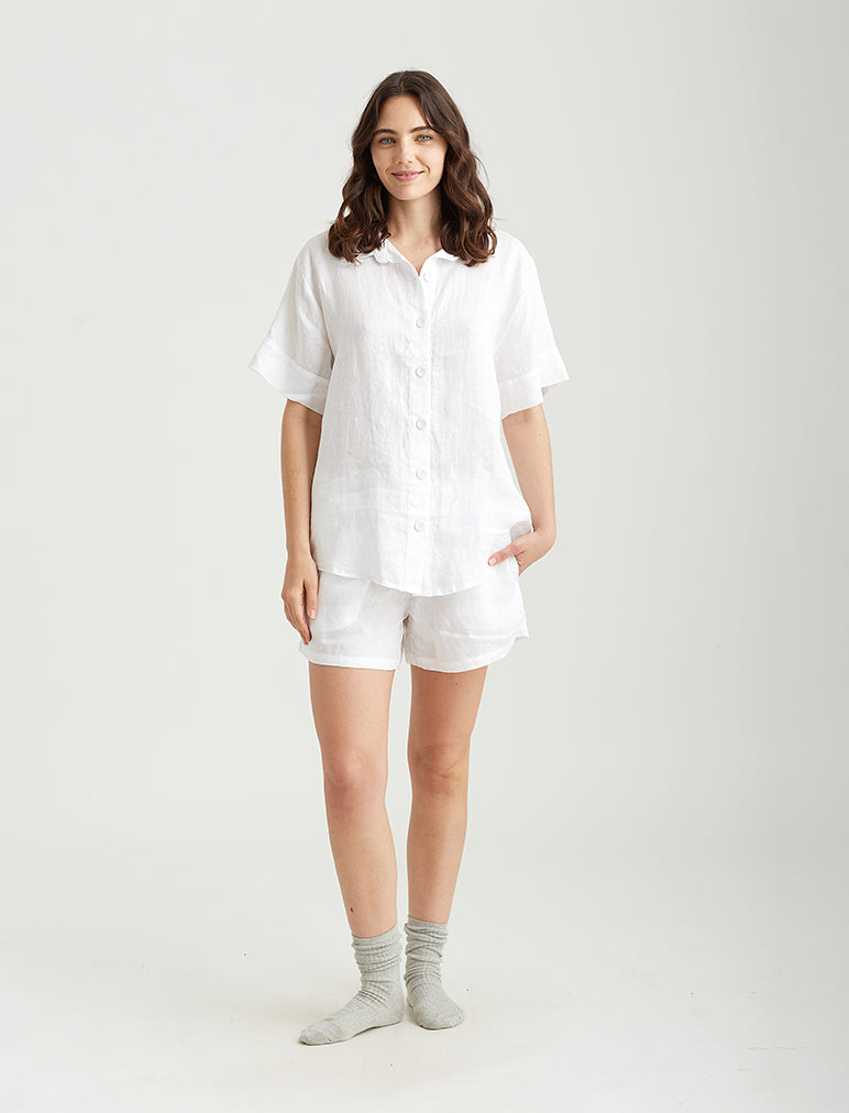 Resort Linen Short Sleeve Shirt