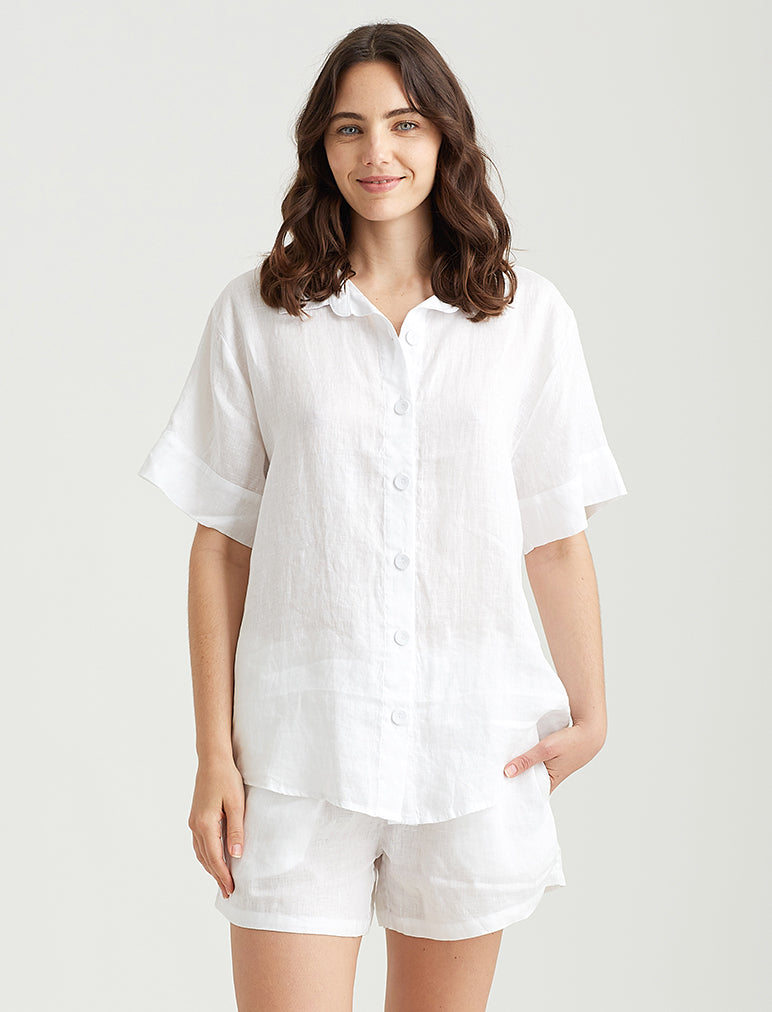 Resort Linen Short Sleeve Shirt