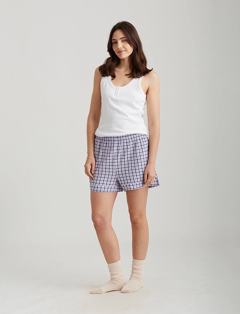 Seersucker Boxer Short