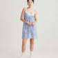 Cheri Blossom Lace Front Midi Nightie