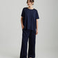Eloise Stretch Silk Full Length Wide Leg Pant