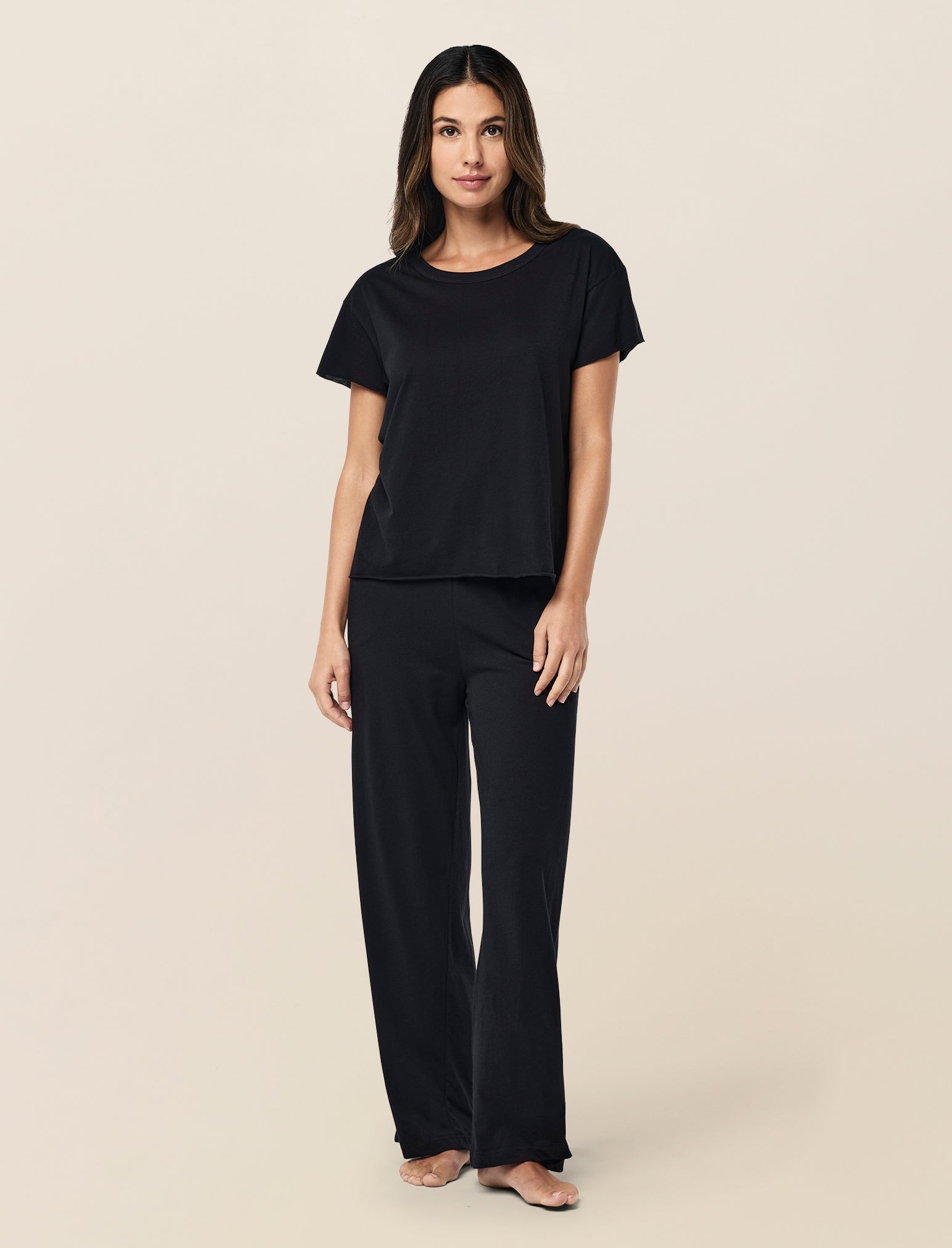 Jada Organic Cotton Knit Boxy Tee