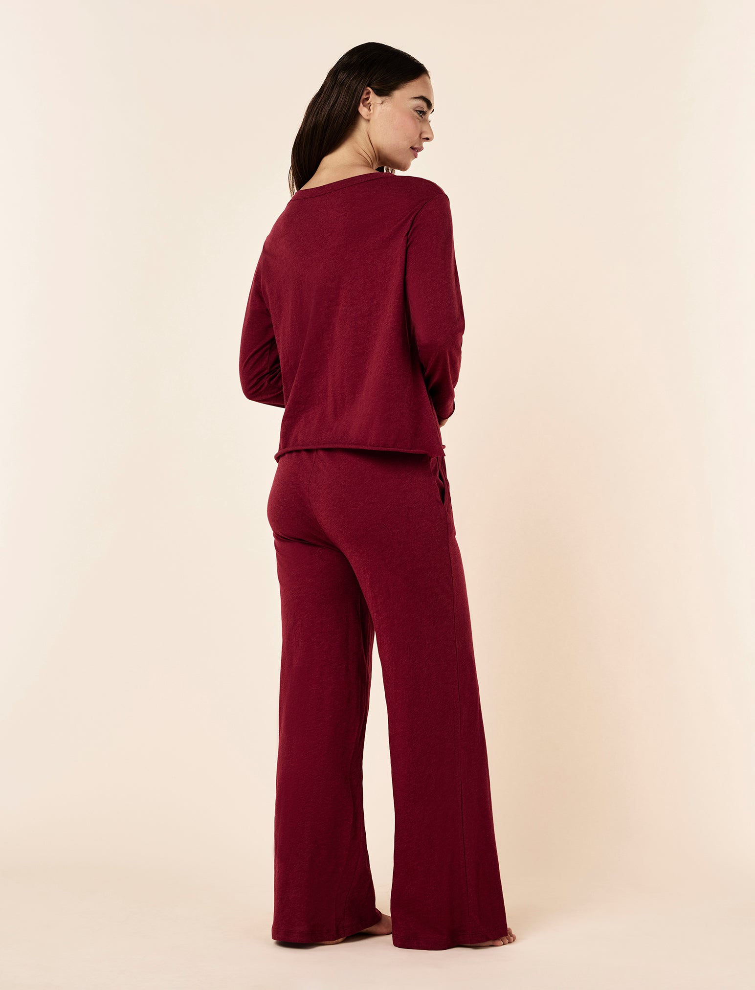 Jada Organic Cotton Boxy Long Sleeve Tee