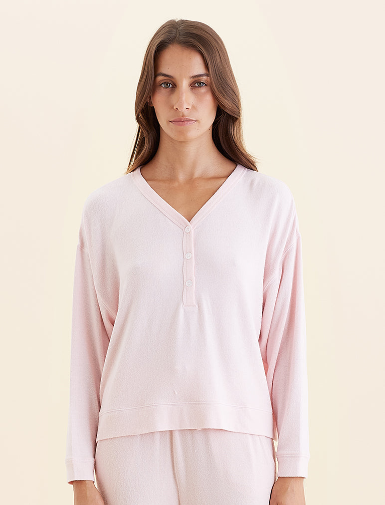 Feather Soft Boxy LS Top