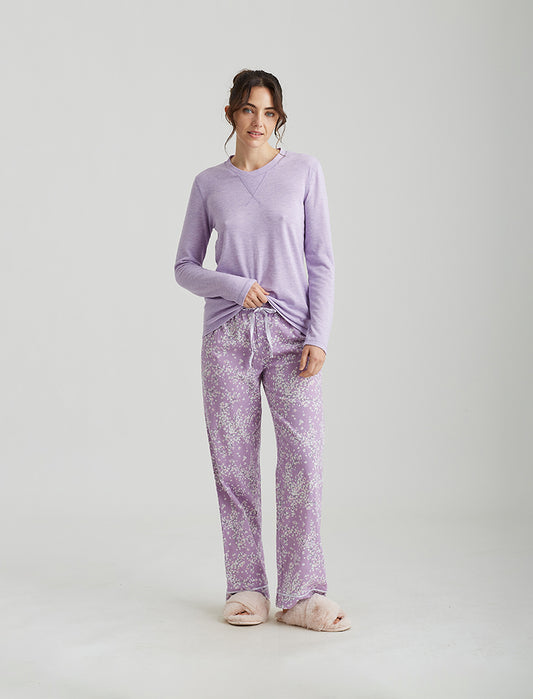 Cheri Blossom Pant and Feather Soft LS Top