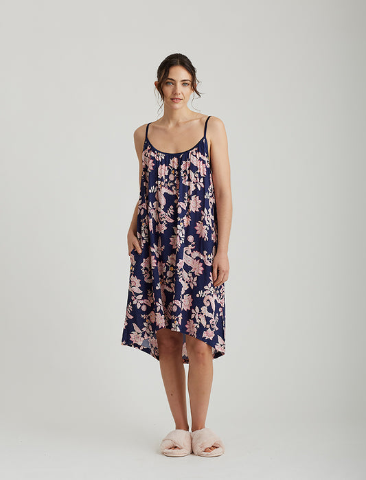 Abigail Strappy Midi Nightie