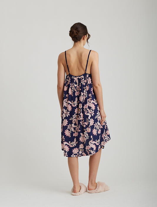 Abigail Strappy Midi Nightie