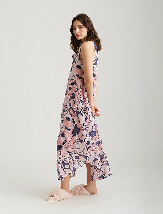 Papillon Panel Front Maxi Nightie