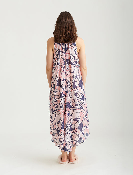 Papillon Panel Front Maxi Nightie