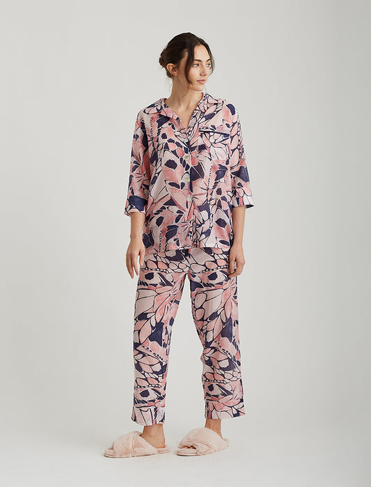 Papillon Crop PJ Shirt