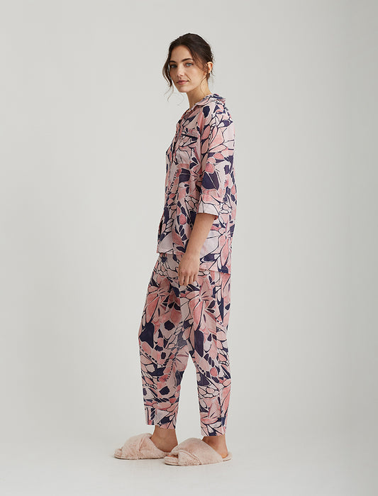 Papillon Crop PJ Shirt